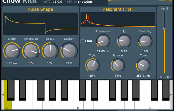 Chow Kick – Drum Synthesizer Audio Plugins for Free